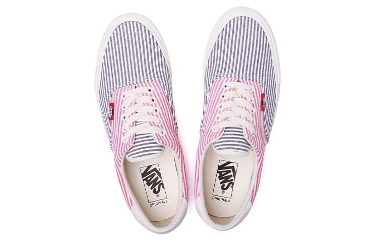 Vans Vault Og Style 45 Lx Maritime Nautical Stripes Black Goji Berry 6