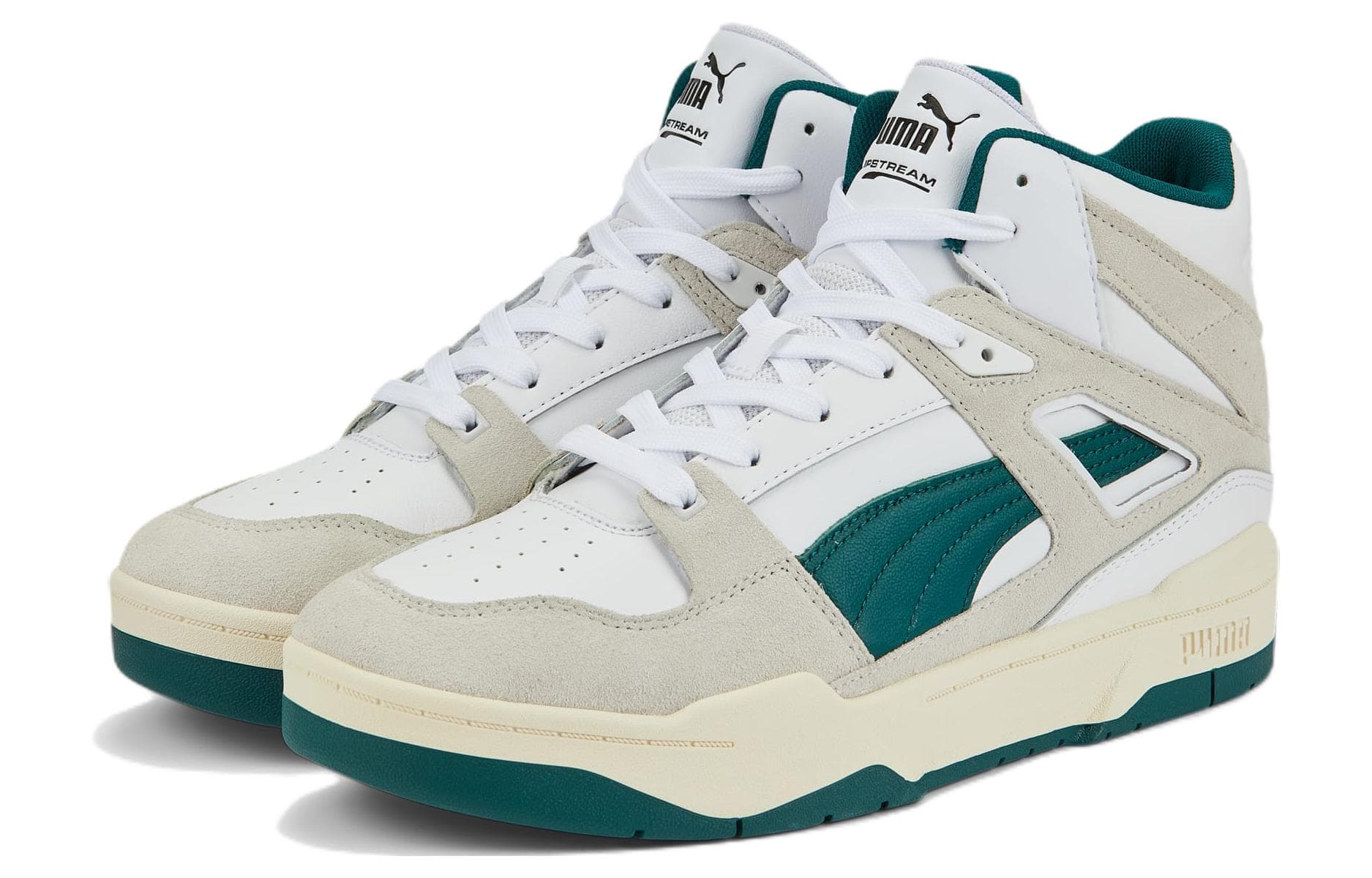 PUMA Slipstream Mid Heritage White Green 6