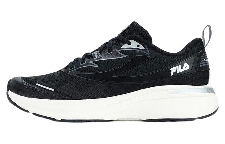 FILA NUVOLE Anti-Slip Wear-Resistant Low-Top Running Shoes Men's Black 2