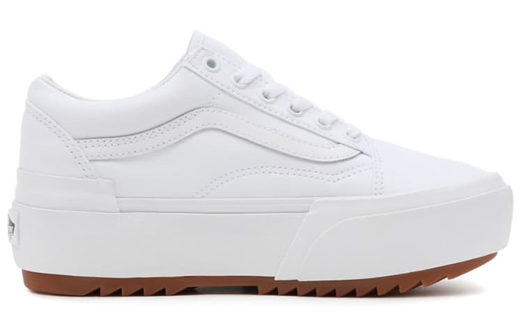 Old Skool Vans Stacked 'True White Gum' 4