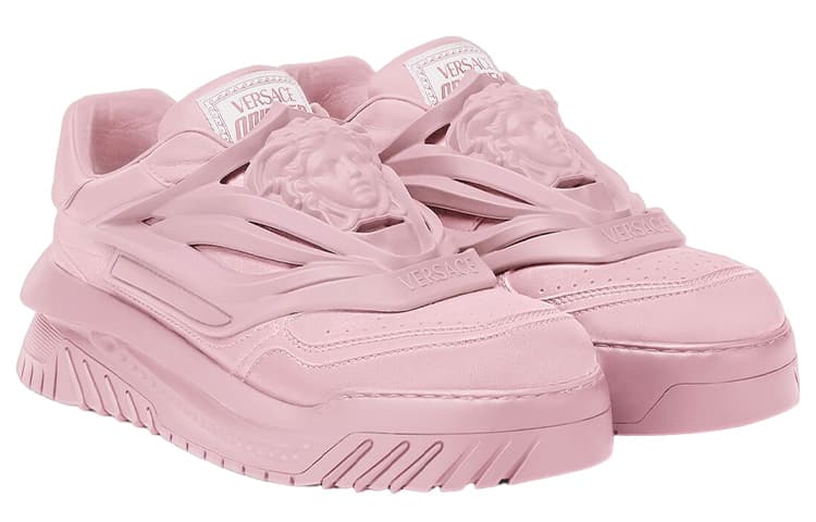 VERSACE Odissea Caged Rubber Medusa Sneaker 'Pink' 6