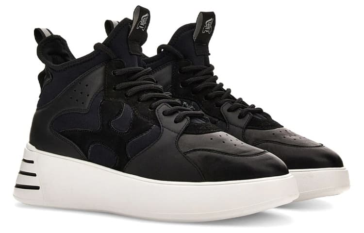 HOGAN Rebel Casual Shoes Women's Mid-Top Black 3