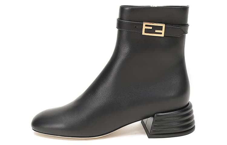 FENDI Ankle Boots Women's Black