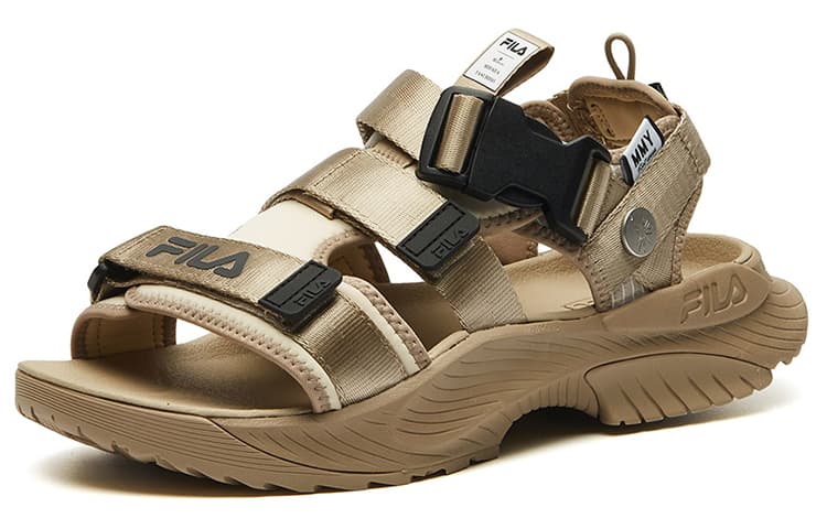 FILA Mihara X FILA Heritage FHT Fashion Khaki Sandals 'Cream Light Khaki' 3