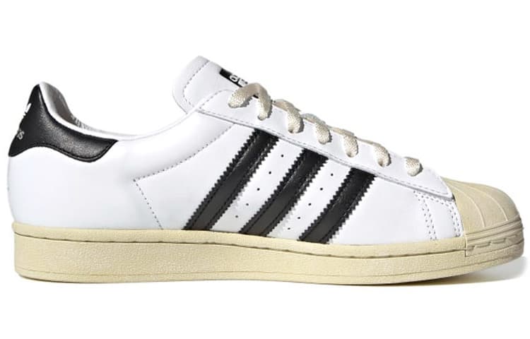 Adidas Originals Superstar White Black Aged Sole 3