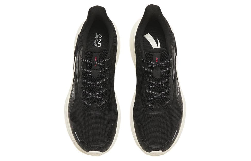 Anta DuCi4 Non slip Lightweight Low Top Running Shoes Women's Black White 5