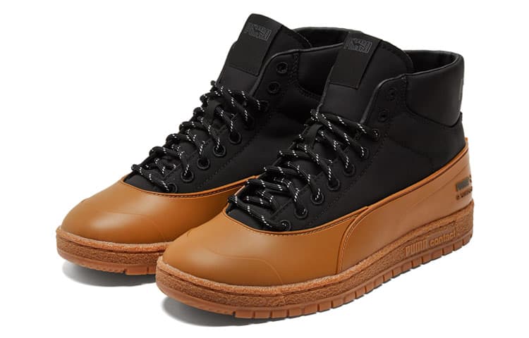 PUMA Ralph Sampson 70 Mid Maison Kitsune Black 5