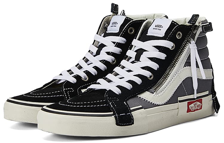 Vans Sk8 Hi Reissue Cap Cap Grey Black 6