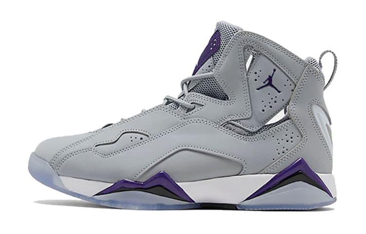 Jordan True Flight 'Wolf Grey Purple' GS 2