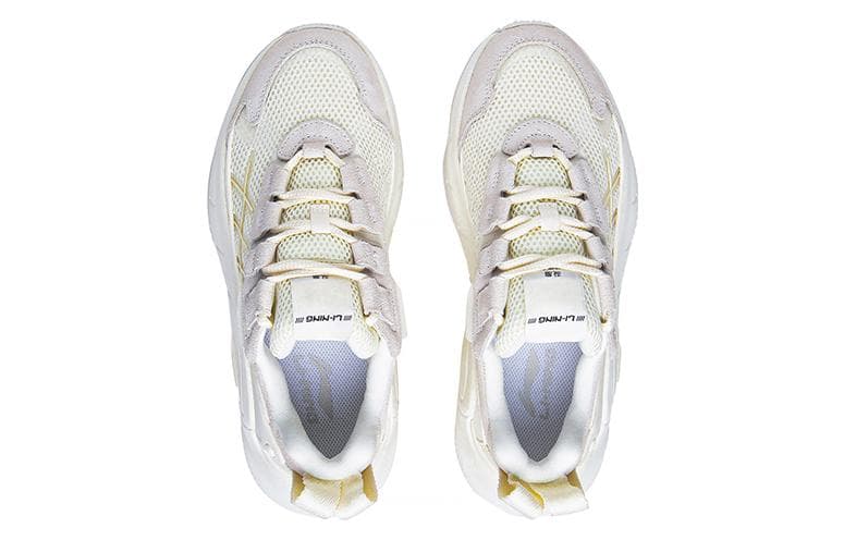 LiNing Nebula 2K Anti-Slip Wear-Resistant Low-Top Sports Casual Shoes Women's Ecru 5