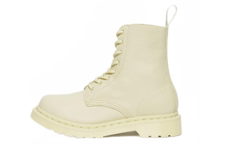 Dr.Martens 1460 Pascal Mono Lace Up Boots 'Cream' Women's