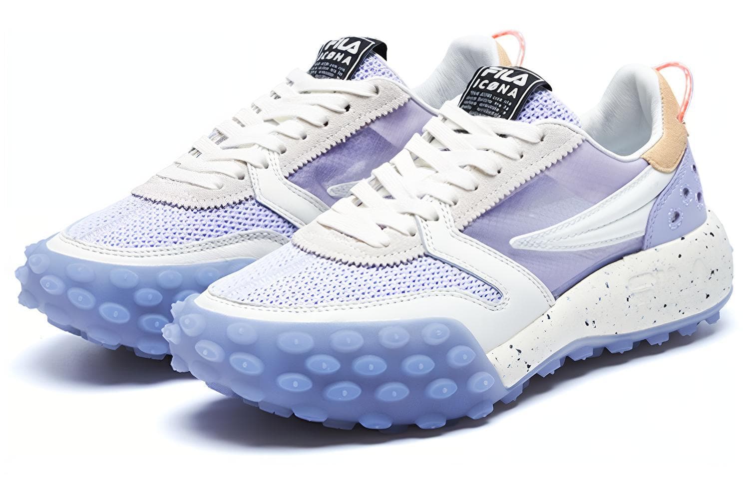 FILA Gara Chunky Sneakers 'Purple White' Women's 5