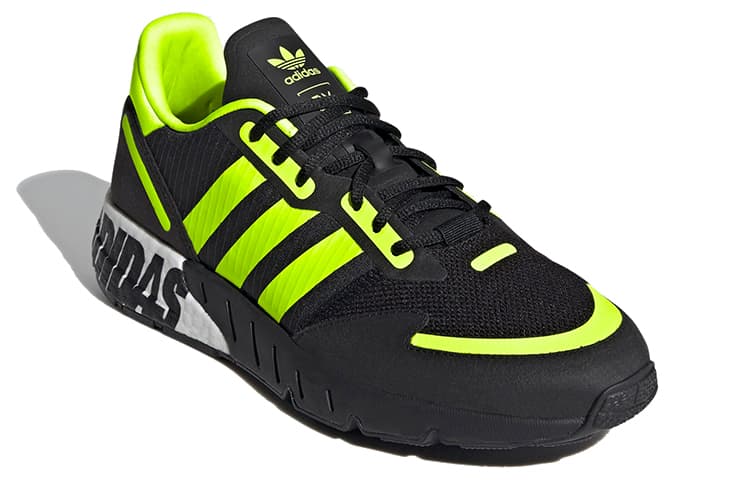 Adidas Originals Zx 1K Boost Black Solar Yellow 6
