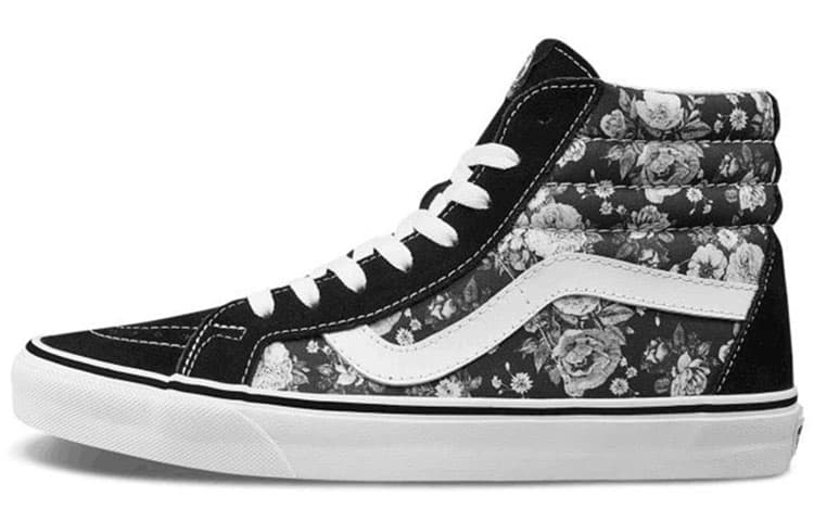 Vans SK8 HI Reissue High Top Rose Black White Unisex 'Black White' 2