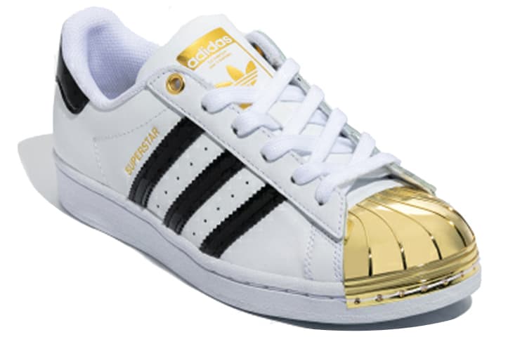 adidas originals Superstar White Gold Metallic Women's 5
