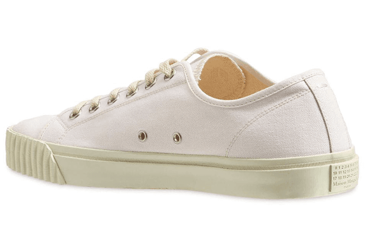 Maison Margiela Tabi Split-Toe Low-Top Lace-Up Low-Top Fashion Skate Shoes Men's White 6