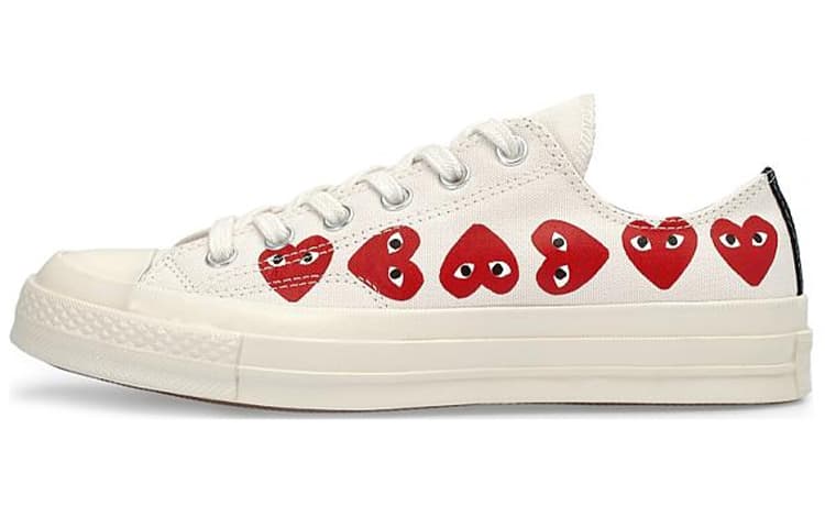 Converse Chuck Taylor All Star 70 Ox Comme Des Garcons Play Multi Heart White 2