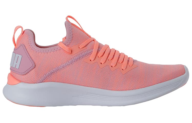 PUMA Ignite Flash Evoknit 'Pink White Orange' Women's 3