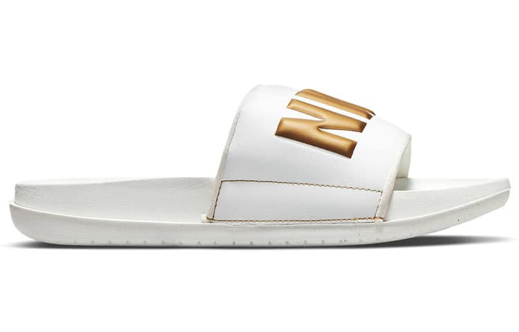 Nike Offcourt Slide 'Summit White Metallic Gold' Women's 3