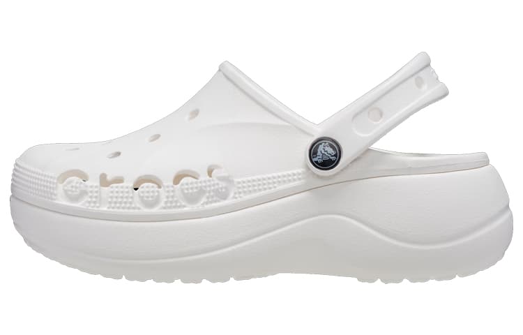Crocs Classic Baya Platform Slide 'White' Women's 2