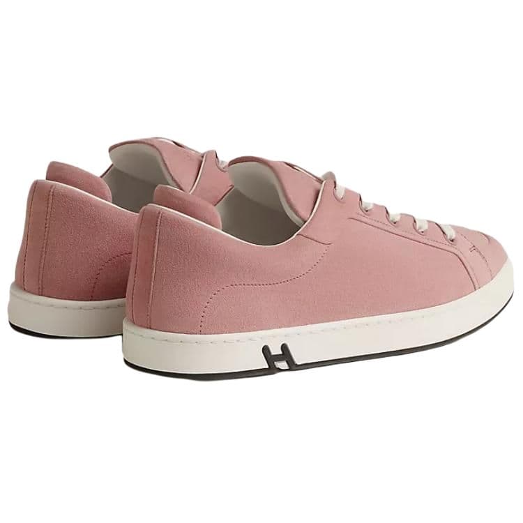 HERMES Low-Top Skateboard Shoes Women's Pink 5