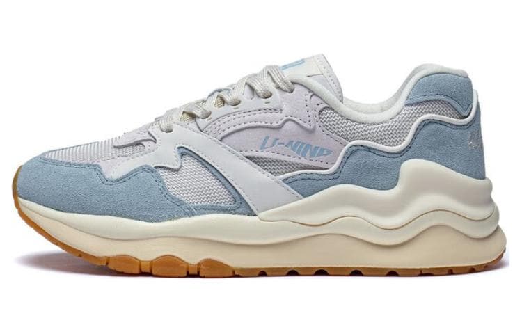 LiNing Casual Shoes Women's Low-Top White Cyan 2