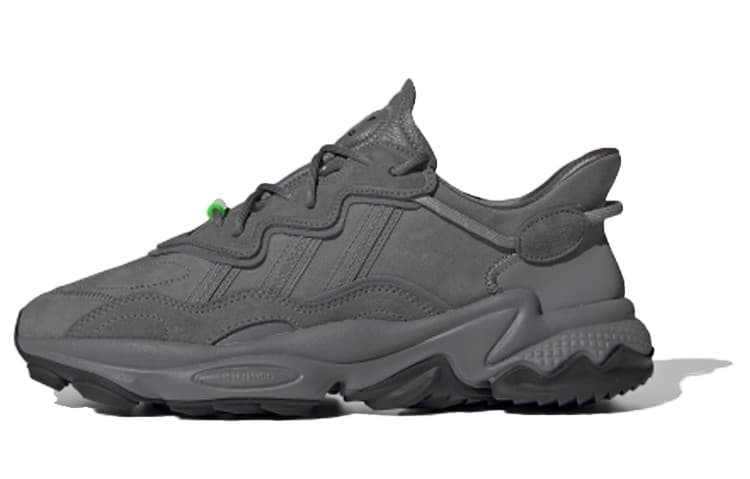 Adidas Originals Ozweego Tr Grey Solar Green 2