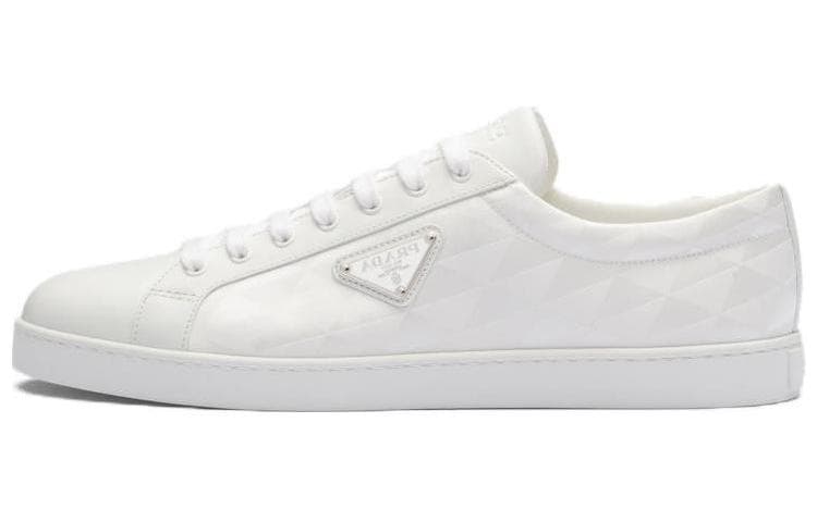 PRADA Triangle-logo Lace-up Sneakers