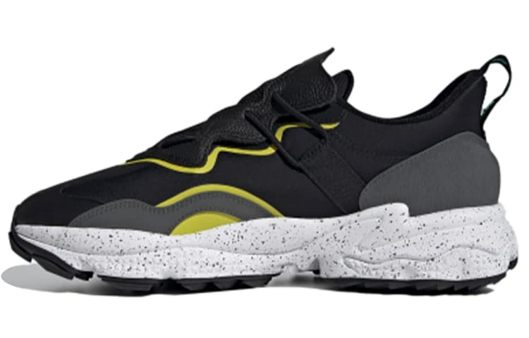 Adidas Originals Ozweego Flipshield 'Black White Yellow' 2