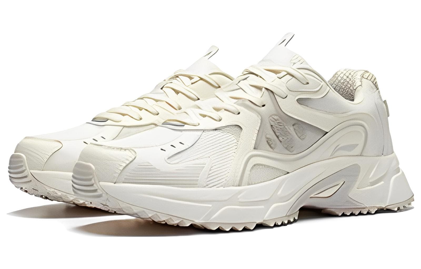 LiNing Low-Top Sports Casual Shoes Men's Ecru 6
