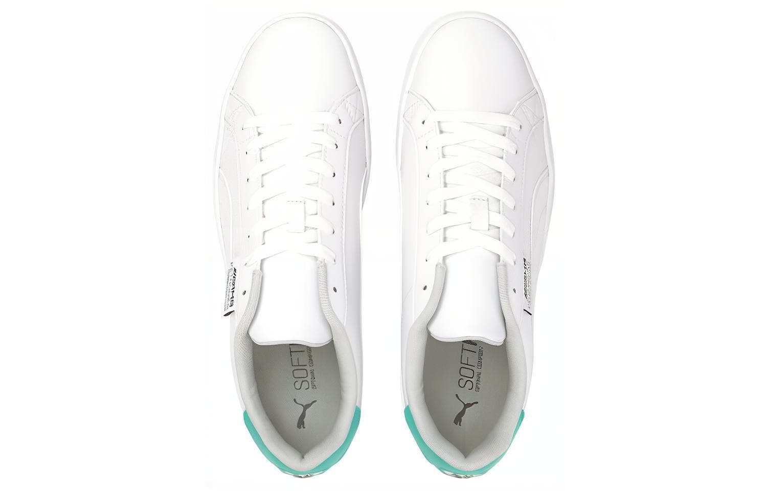 PUMA Mercedes AMG Petronas F1 X Smash Vulc V3 Low 'White Spectra Green' 5