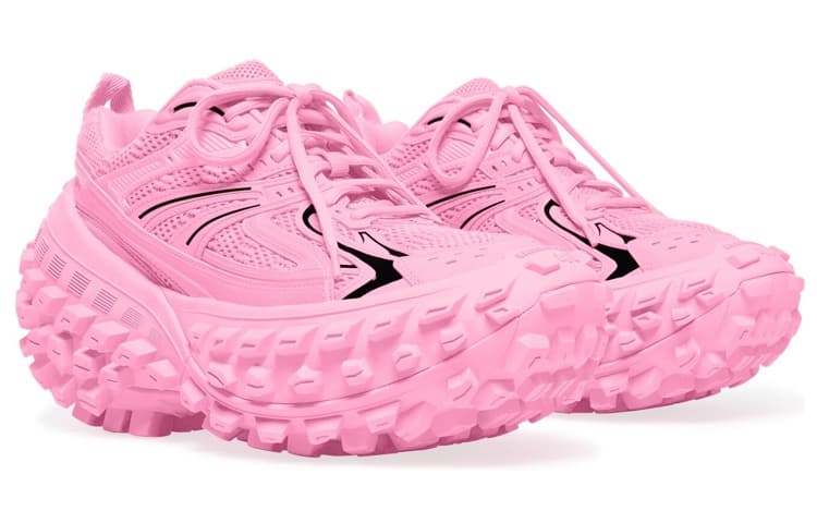 Balenciaga Women's Bouncer Sneaker 'Worn-Out - Pink' 5