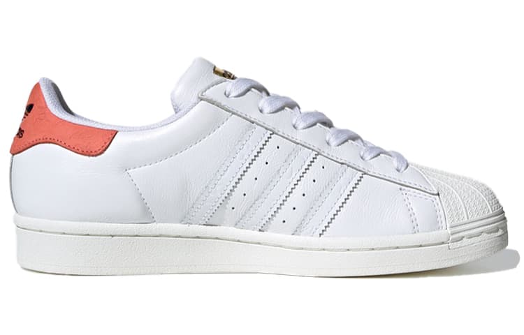 Adidas Originals Superstar White/Pink Women's 4