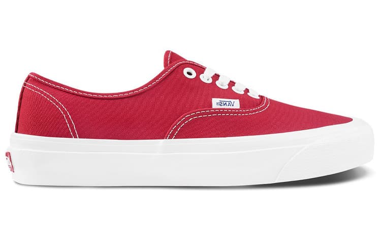 Vans Og Authentic Lx Red 4
