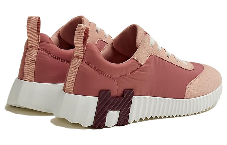 HERMES Bouncing Casual Shoes Women's Low-Top Pink 6