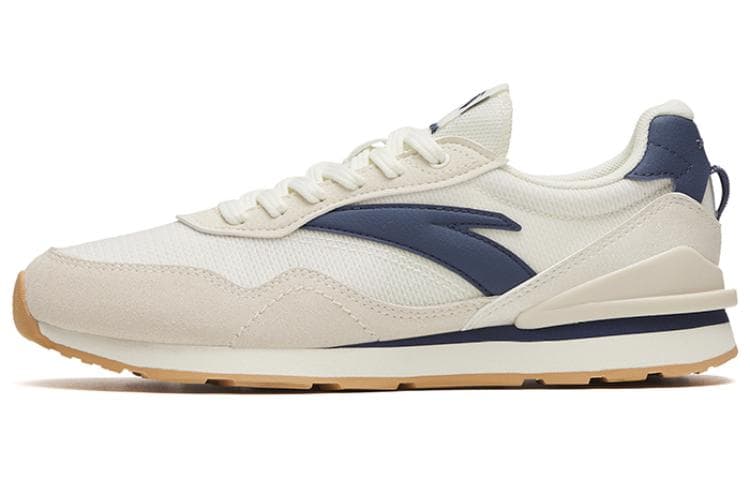 Anta Comfortable Slip-Resistant Low-Top Sports Casual Shoes Women's White-Blue 2