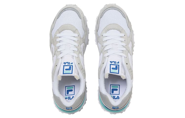FILA Zagato Cushioning Anti-Slip Wear-Resistant Breathability Low-Top Casual Shoes Unisex White Gray Korean Style 5