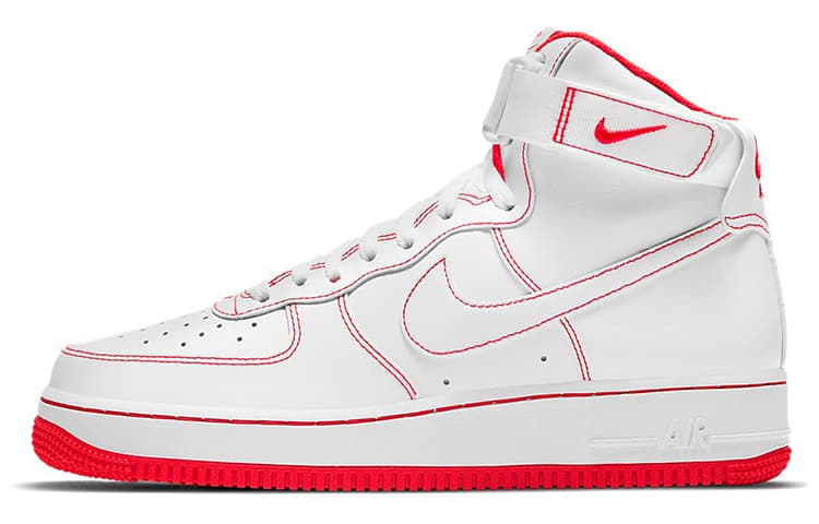 Nike Air Force 1 High '07 White University Red 2