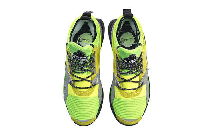 XLARGE x LiNing Low-Top Casual Shoes Men's Neon Green 6