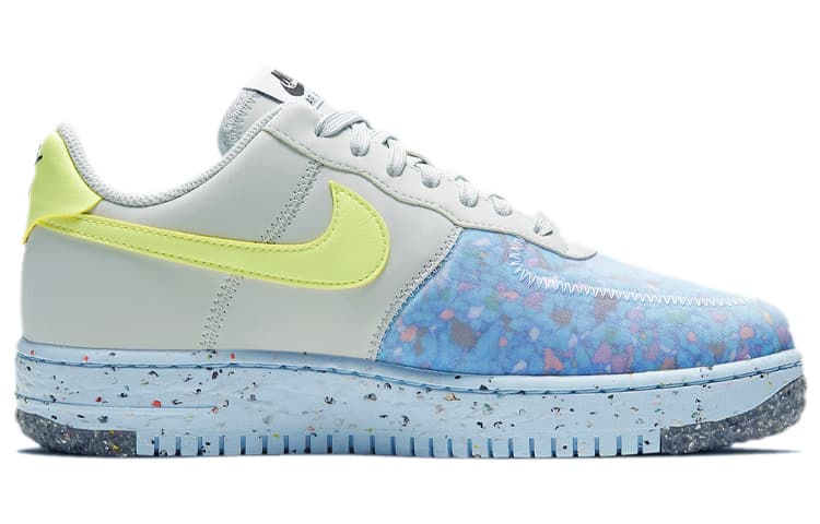 Nike Air Force 1 Crater Pure Platinum Barely Volt Women's 4
