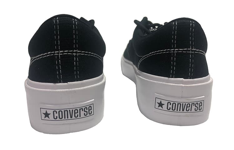 Converse SkidGrip Stylish Retro Low Top Casual Canvas Shoes Black White 2