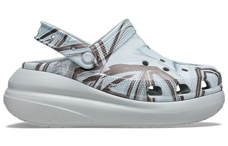 Crocs Classic Crush Disco Clog 'Clear Bue' Women's 3