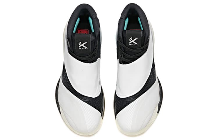 Anta KT6 'Flying White' Cushioning Anti-Slip And Wear-Resistant High-Top Basketball Shoes White Black 6