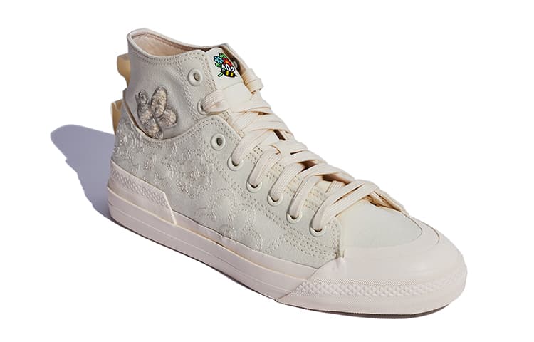 Adidas Originals X Melting Sadness Nizza Hi Dl 'Bee With You Cream White' 5