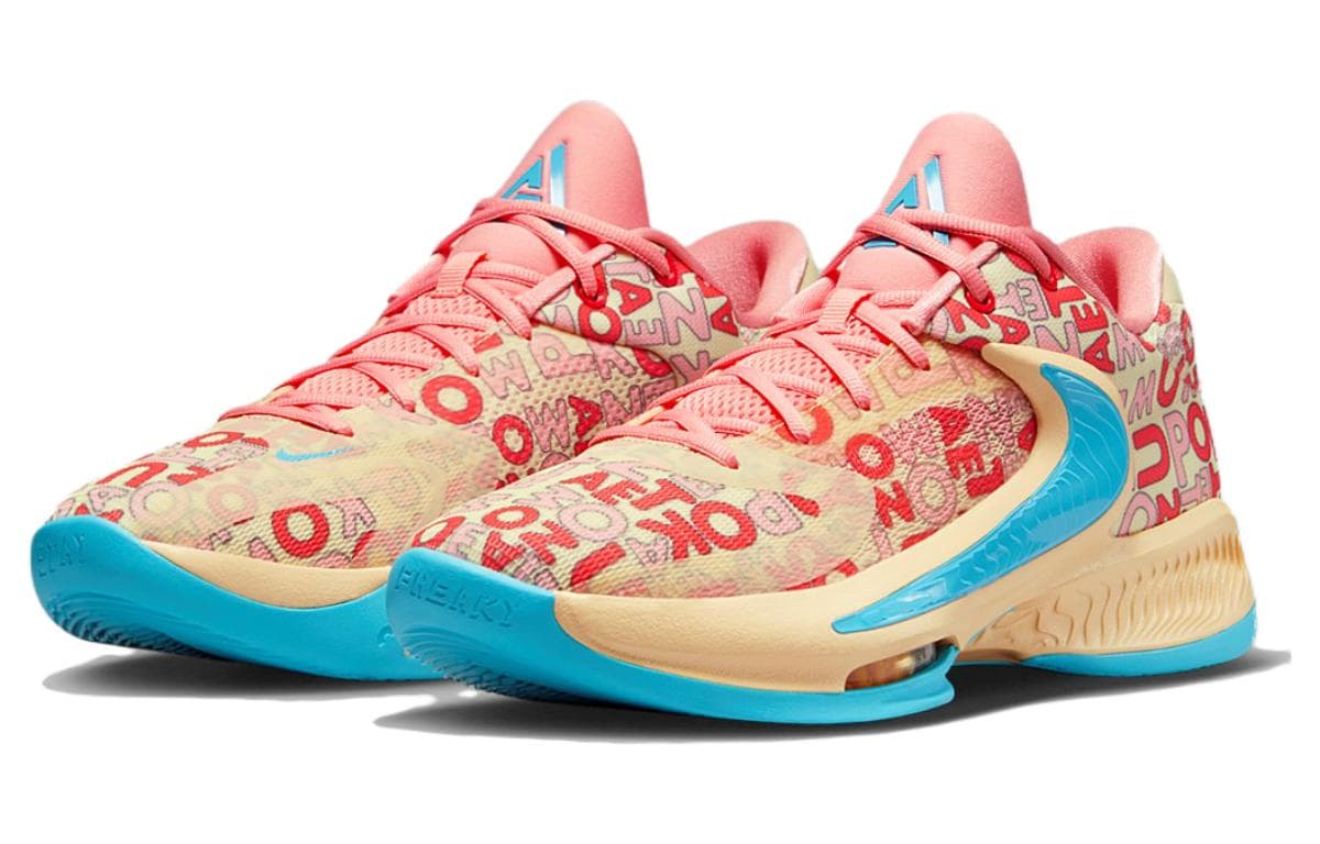 Nike Zoom Freak 4 EP 'Letter Bro Coral' 5