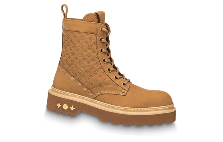 LOUIS VUITTON Ranger Ankle Boots Men's Brown 4