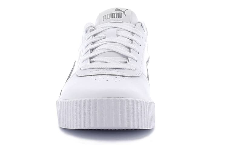 PUMA Carina Leather 'White Grey' Women's 6