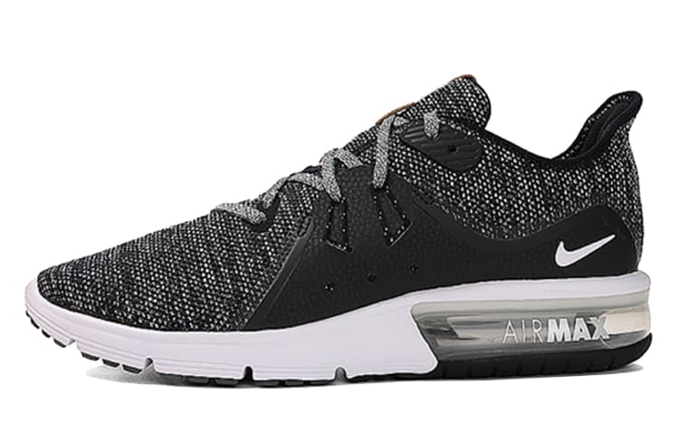 Nike Air Max Sequent 3 Black White Dark Grey