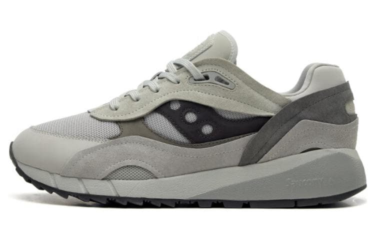 Saucony Shadow 6000 Cushioning Anti-Slip Wear-Resistant Breathability Low-Top Casual Shoes Unisex Gray 2