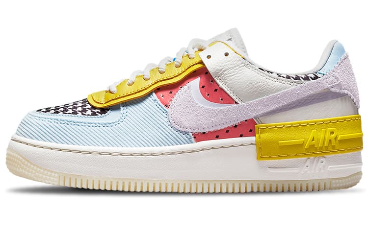 Nike Air Force 1 Low Shadow Multi Print Houndstooth Women's